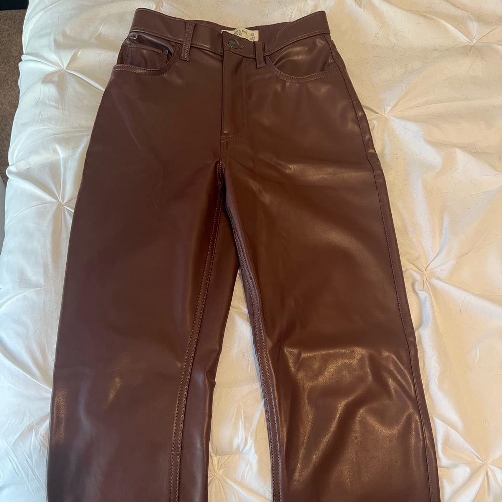 Abercrombie Vegan Leather Pants